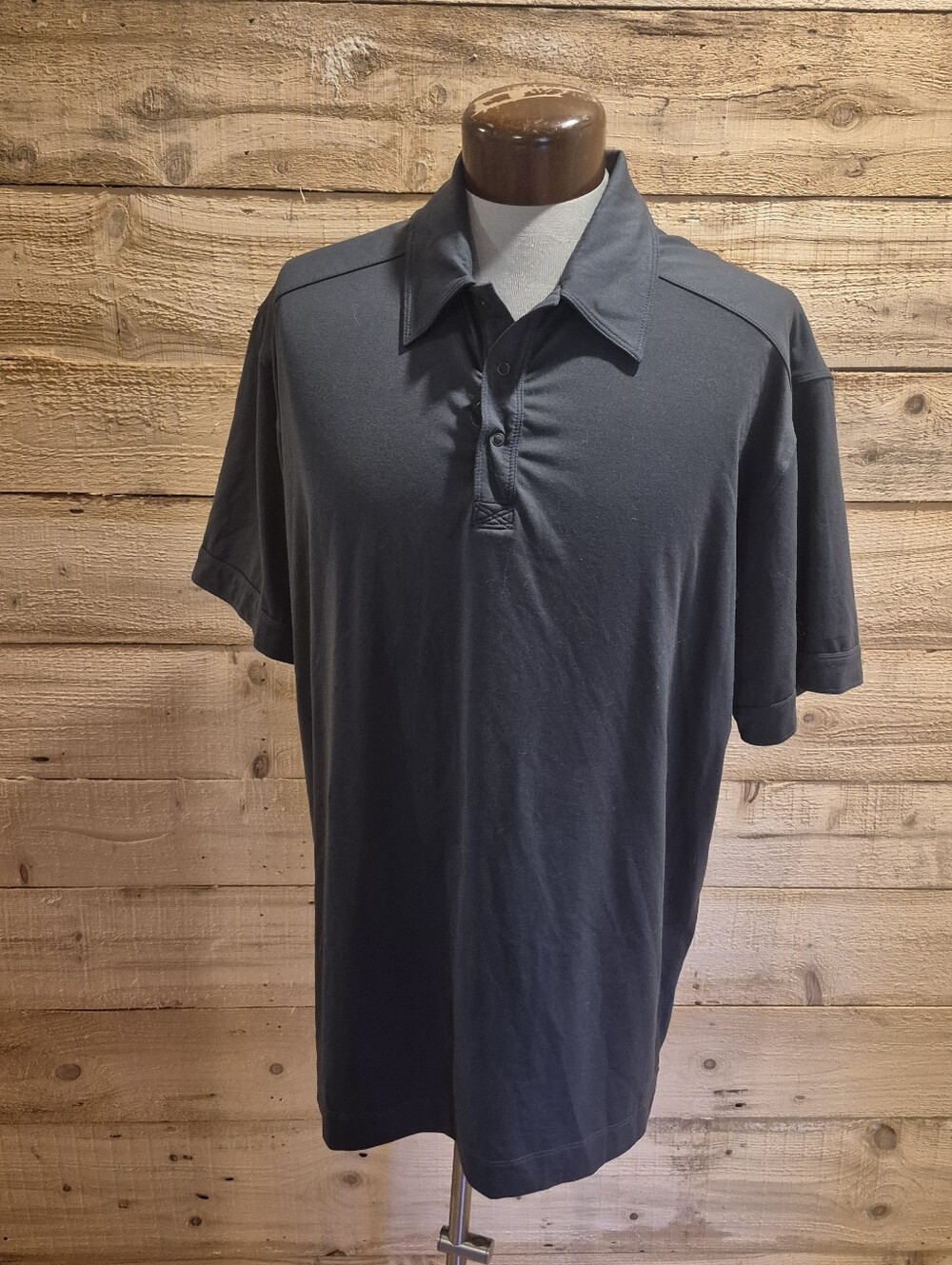 Classic Men's Dark Gray Polo Shirt